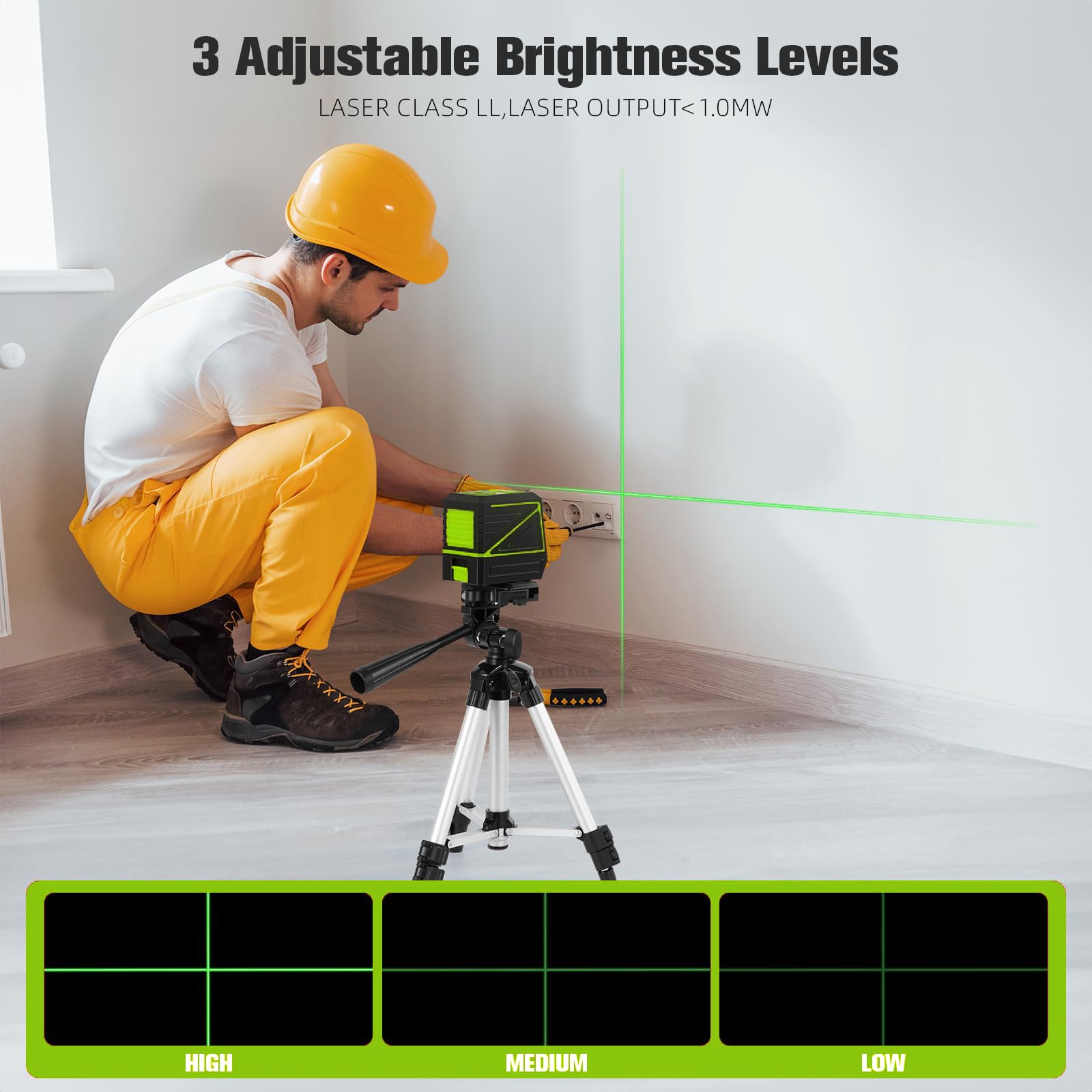KOXOBET device with three brightness modes improves visibility and battery life