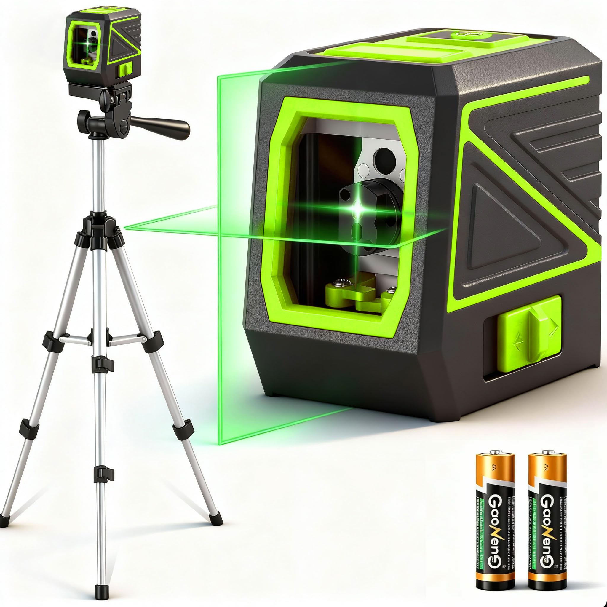 KOXOBET laser level with rotary 360 for precise long-range alignment