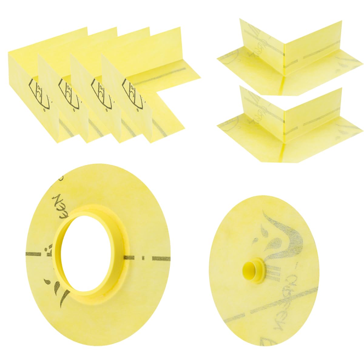 Koyee waterproof seal kit inside corner membrane creates a tight shower seal.