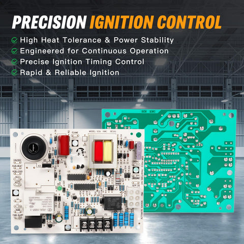 Kozlira 60105 ignition board in workshop setup demonstrating space-saving upgrade.