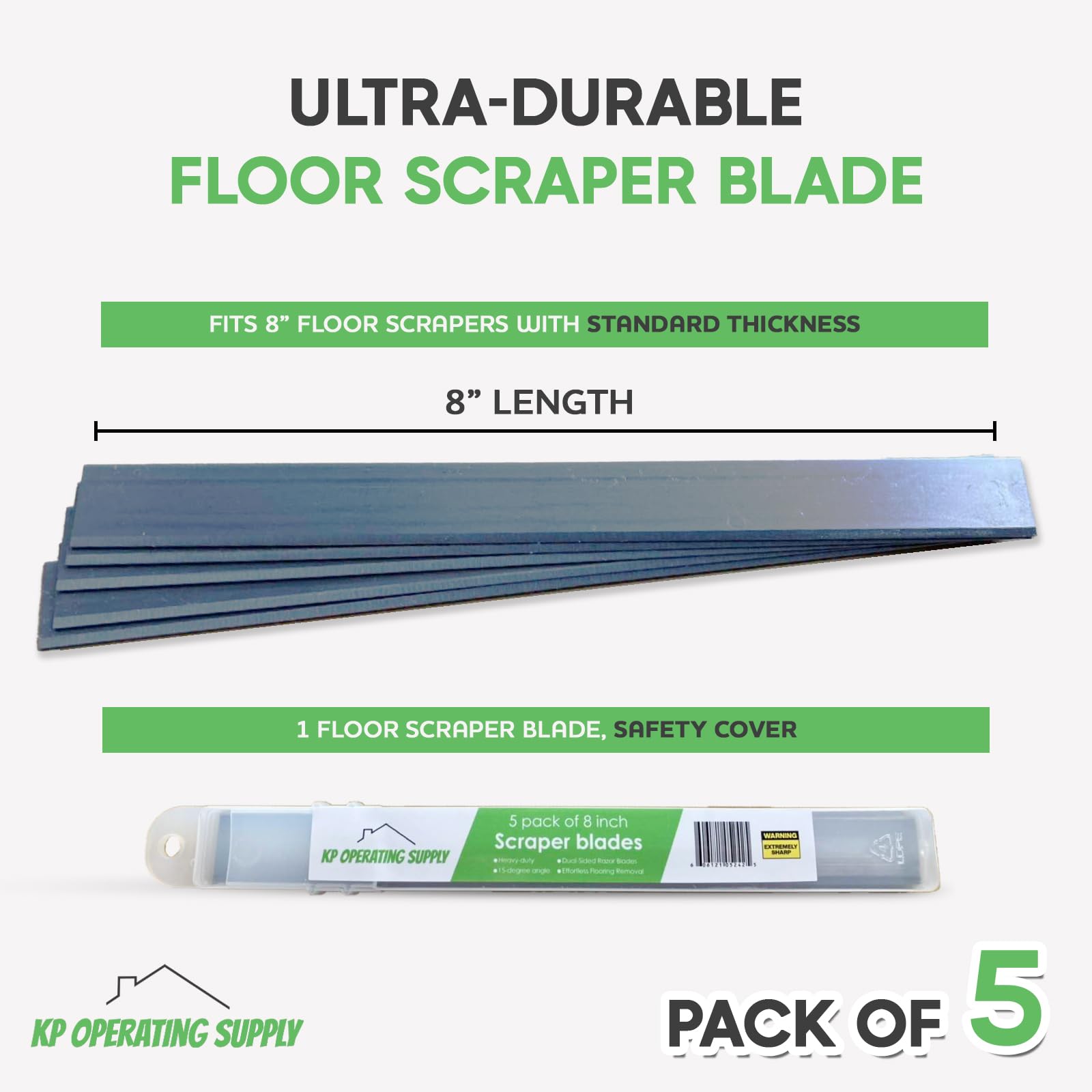 KP blades improve efficiency during floor removal projects such as garage renovations