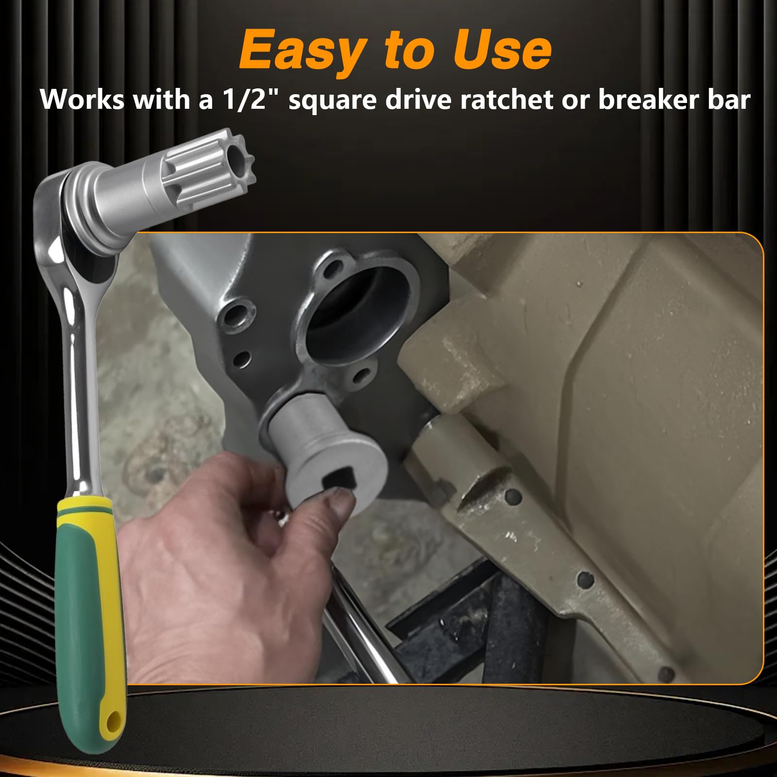 KPALAG engine-steering-wrench included for straightforward assembly