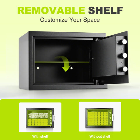 KPASAFE anti-theft alarm with silent mode deters unauthorized access.
