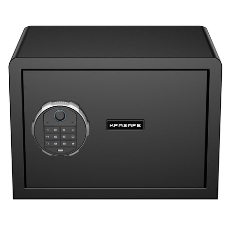 Kpasafe safe dimensions 9.8 by 13.8 by 9.8 inches.