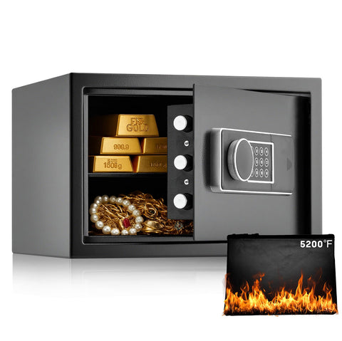 KPASAFE small safe with digital keypad secures valuables quickly.