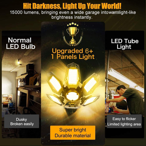 KPBOTL 6+1 deformable panels provide customizable coverage for garages and workshops.