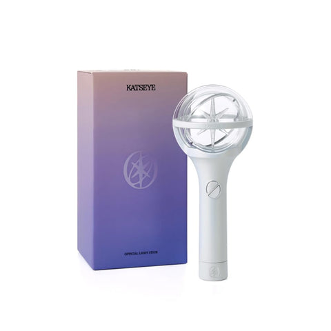 KATSEYE lightstick front view with bright LEDs for concerts