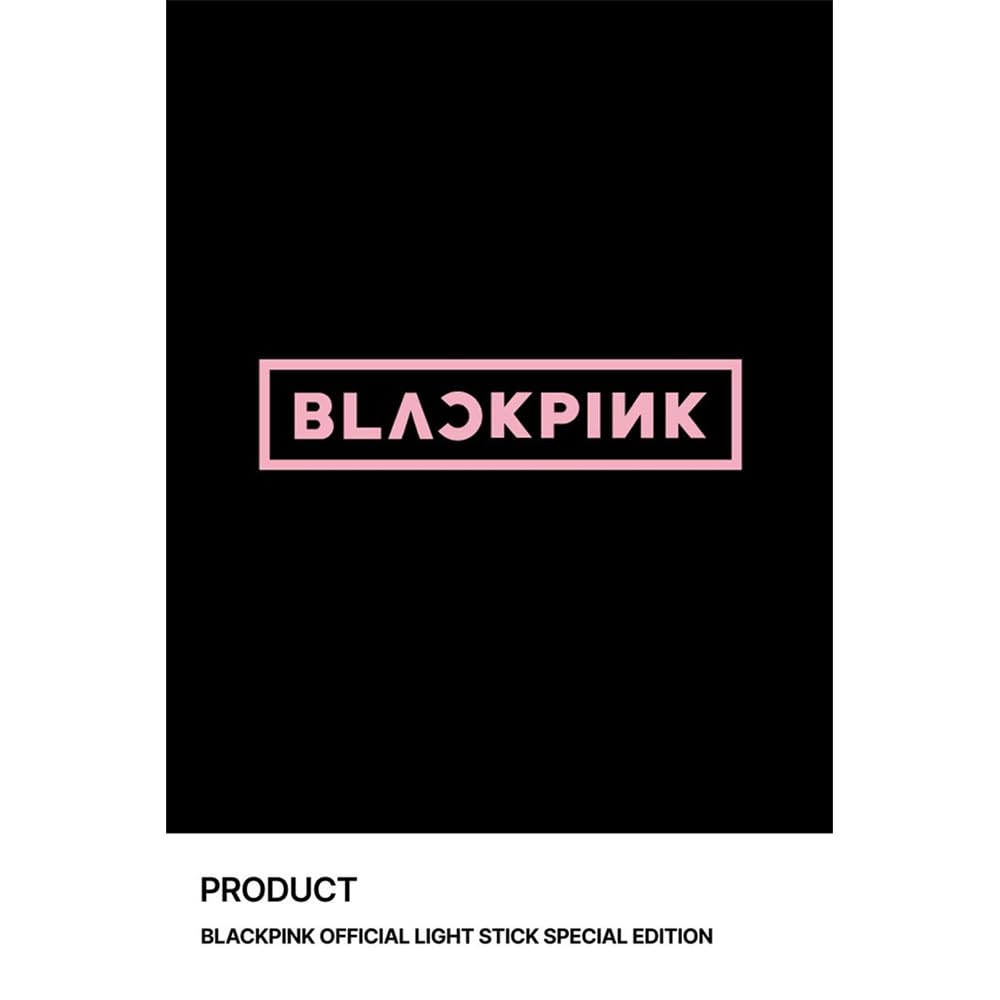 KPOP HEAVEN Black.Pink lightstick packaging, ready for safe shipping and display