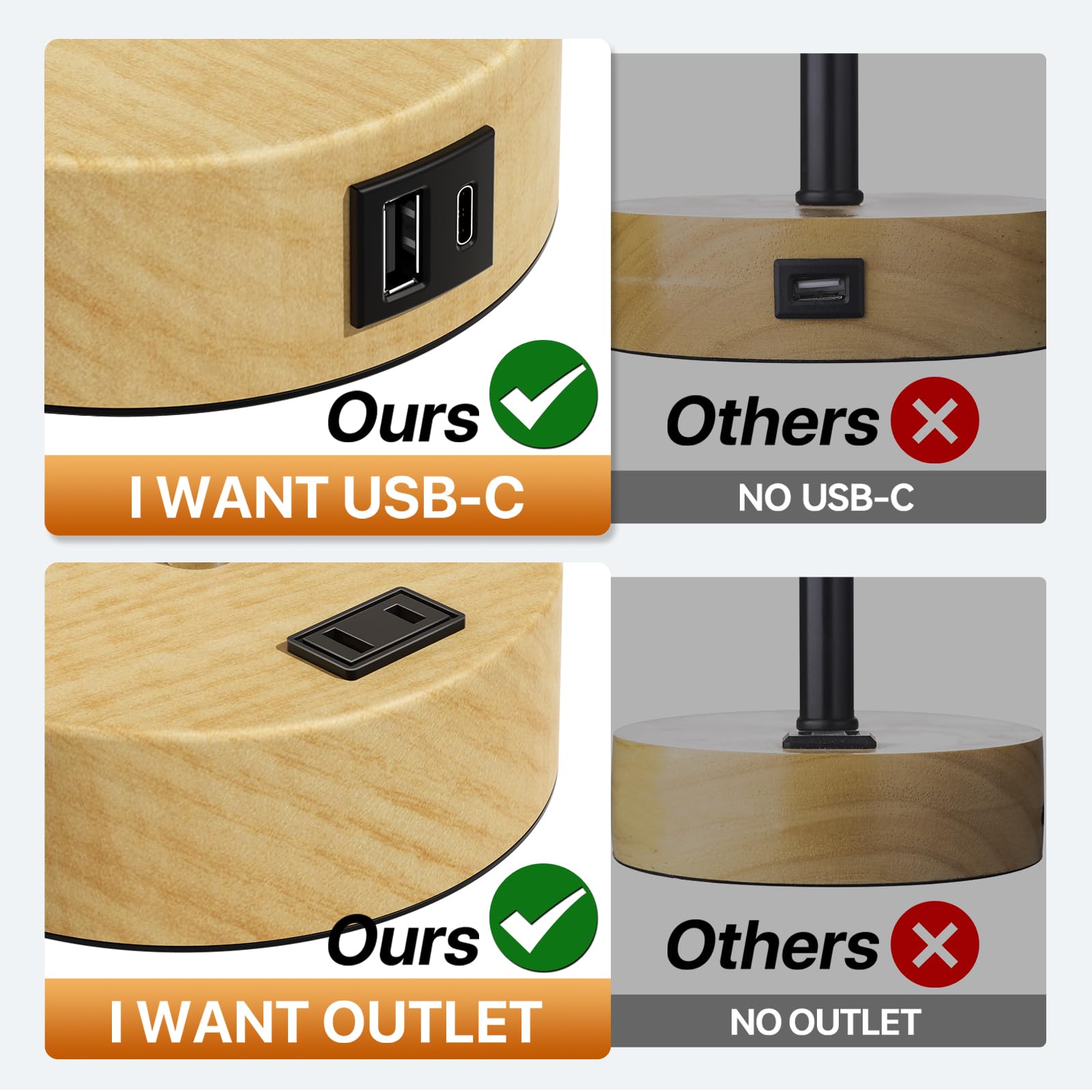 KPQ three-way dimmable lamp settings for reading or relaxing
