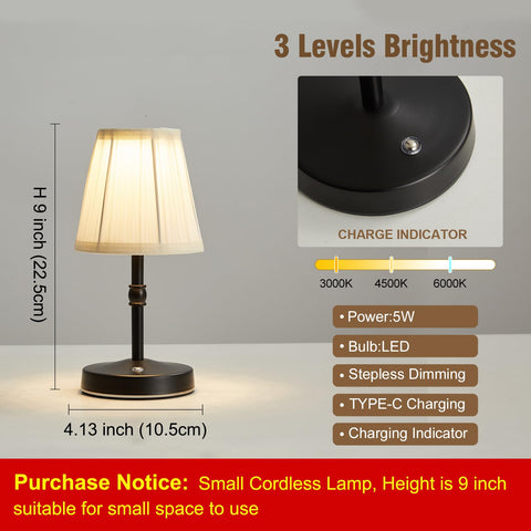 KPSHINE black desk lamp with dimmable brightness for customizable scenes.