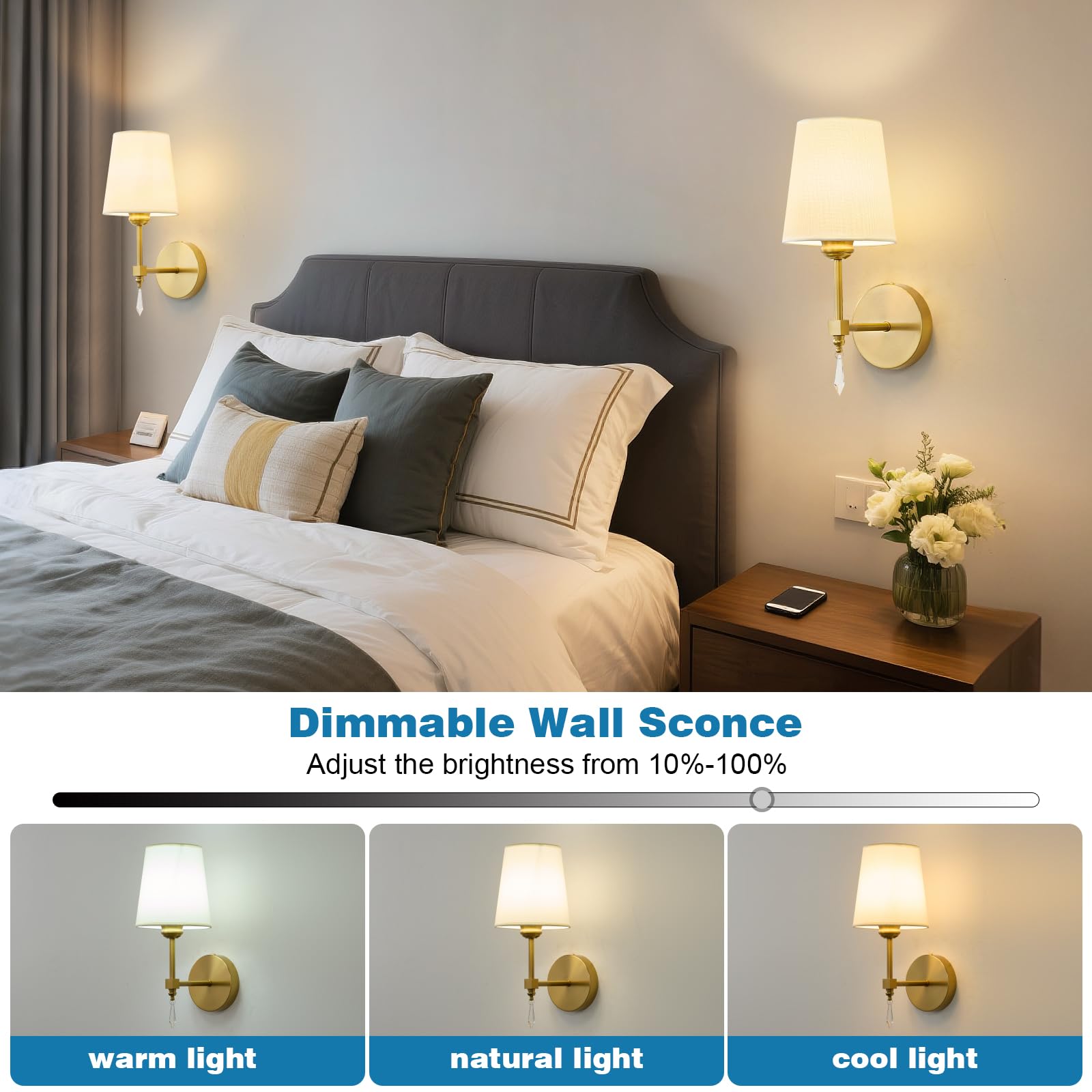 KPSHINE gold finish adds a touch of elegance to living spaces.