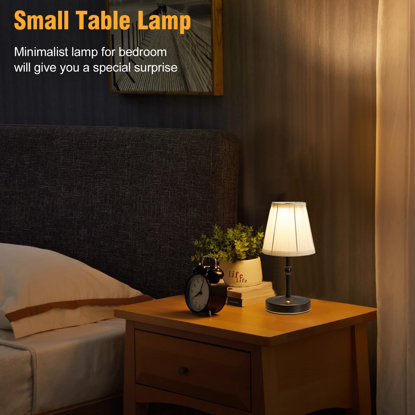 KPSHINE rechargeable lamp with charging indicator for quick top-ups.