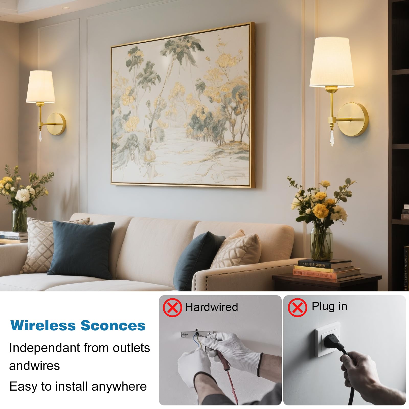 KPSHINE 360-degree lighting eliminates dark spots across the shade.