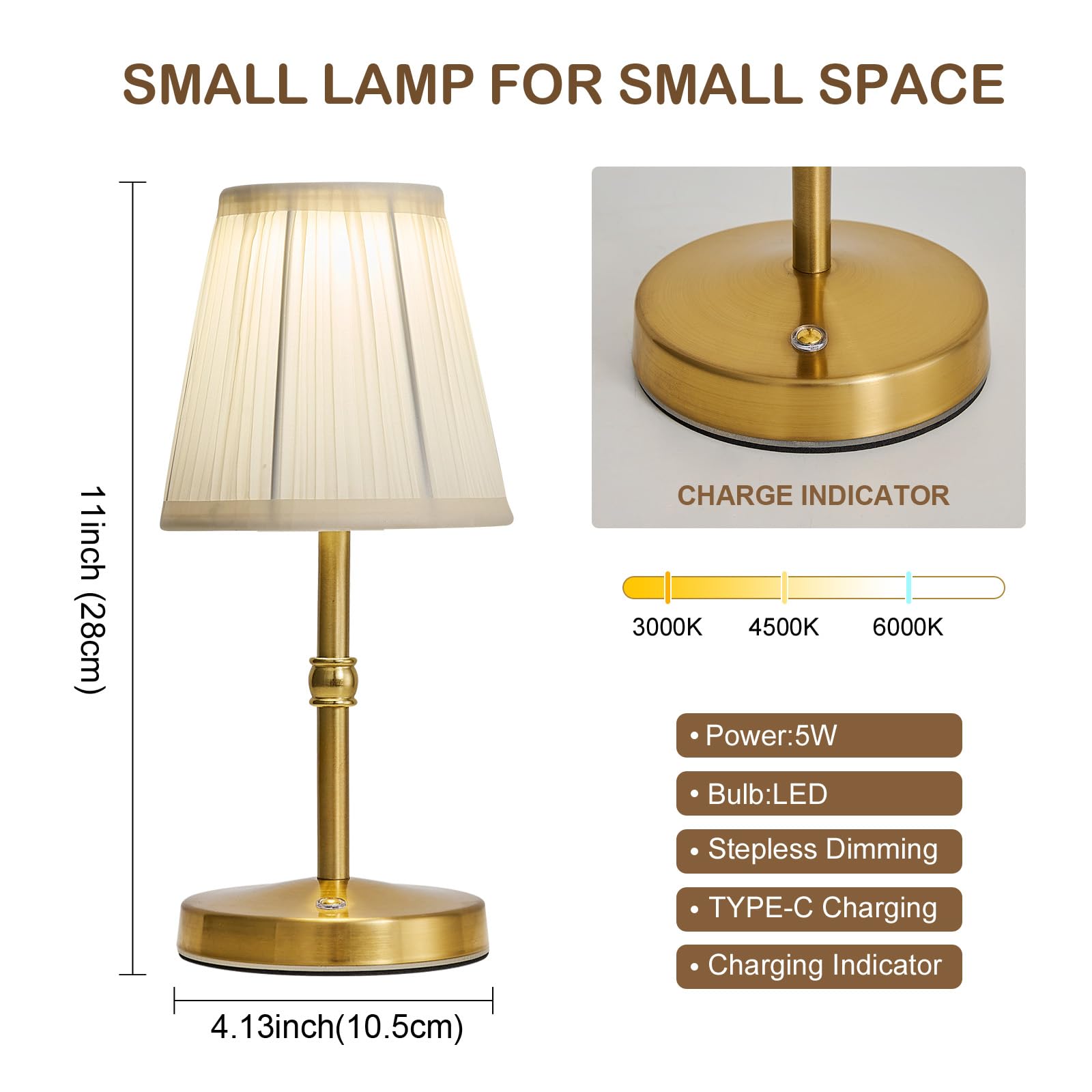 KPSHINE warm-cool-neutral light options for any setting.