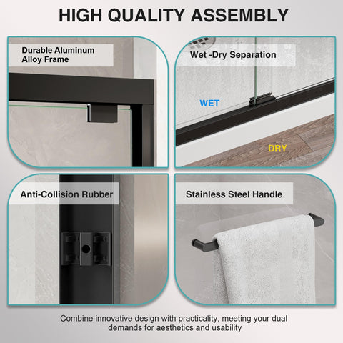 KPUY waterproof seal detail helps prevent water on the bathroom floor.