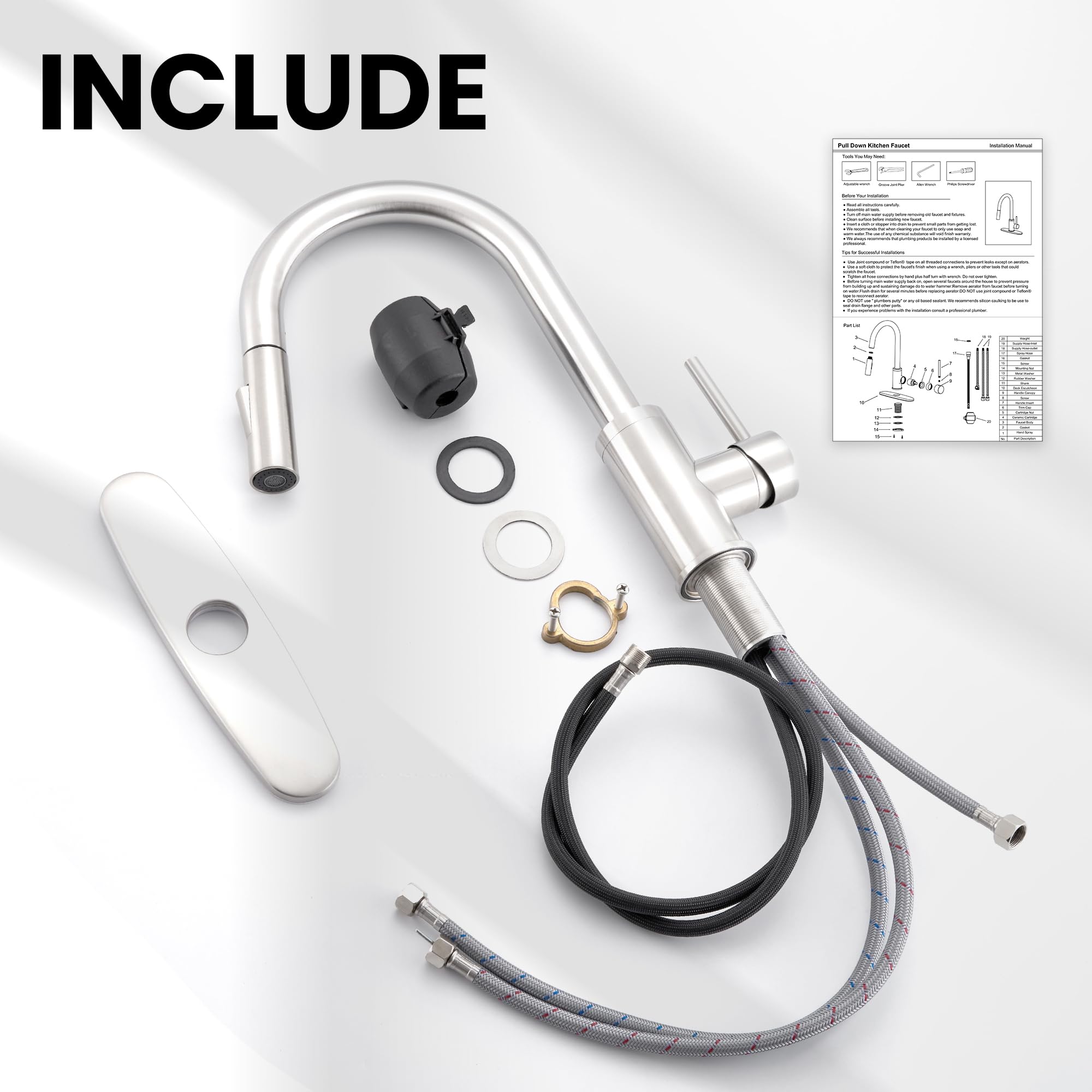 Daily use durability of KPW kitchen faucet in a modern kitchen