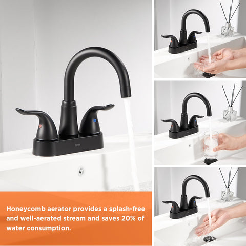 KPW matte black finish adds modern style to bathrooms.
