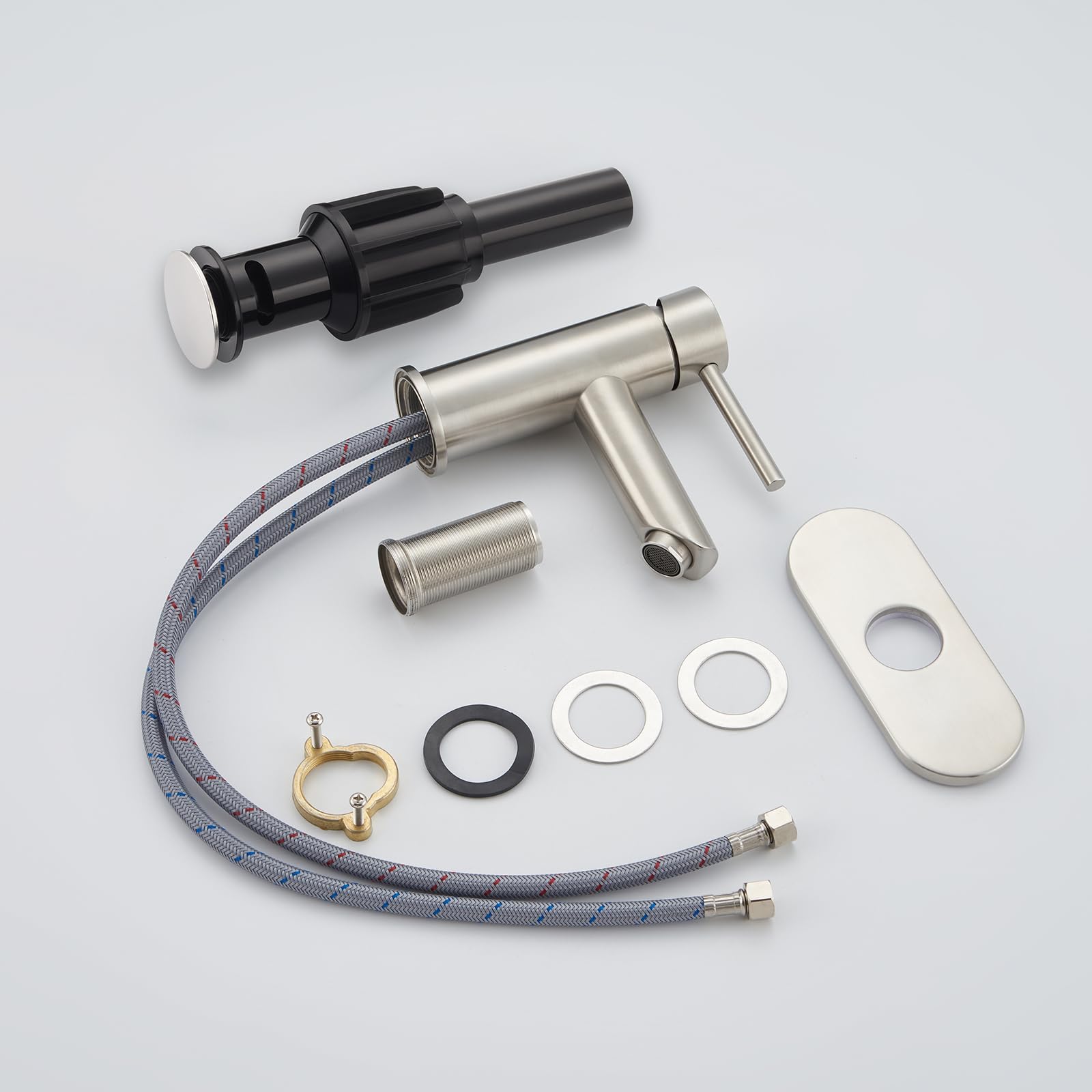 KPWATER faucet accommodates 3-hole mounting with flexible install options