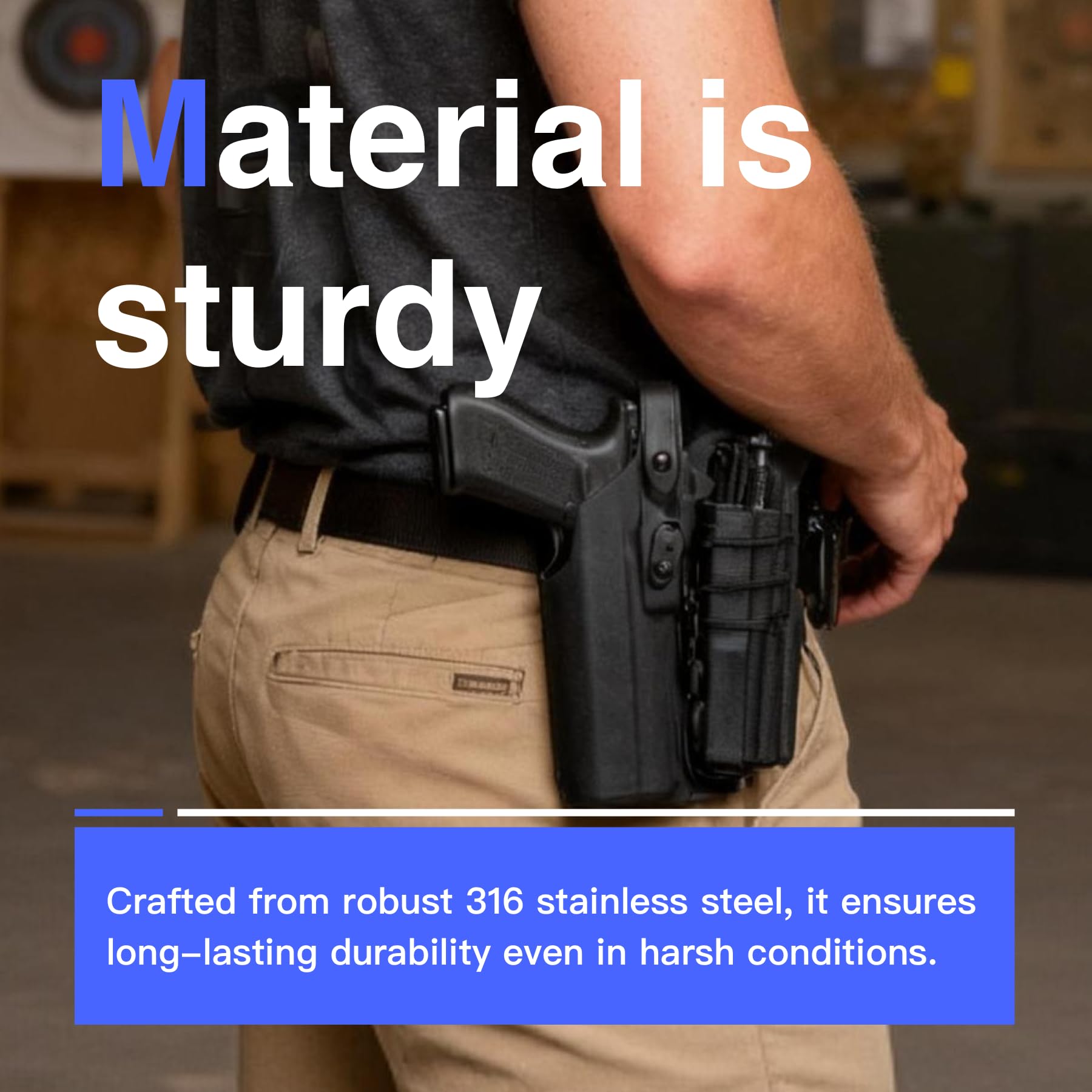KPY HAM seamless holster integration reduces belt clutter