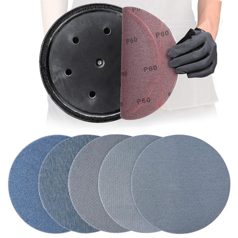 KQCXIK 9-inch mesh disc in 60-grit for fast drywall prep.