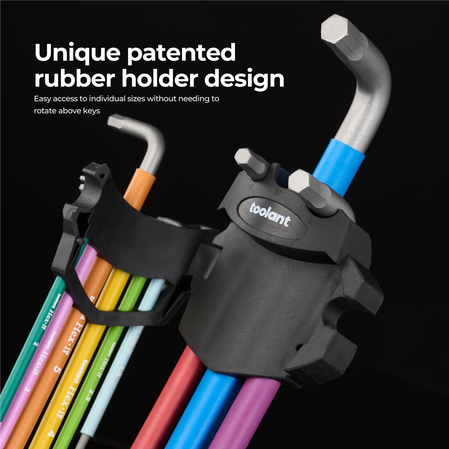Kraftek Toolant alloy steel CRV body delivers high torsion strength.