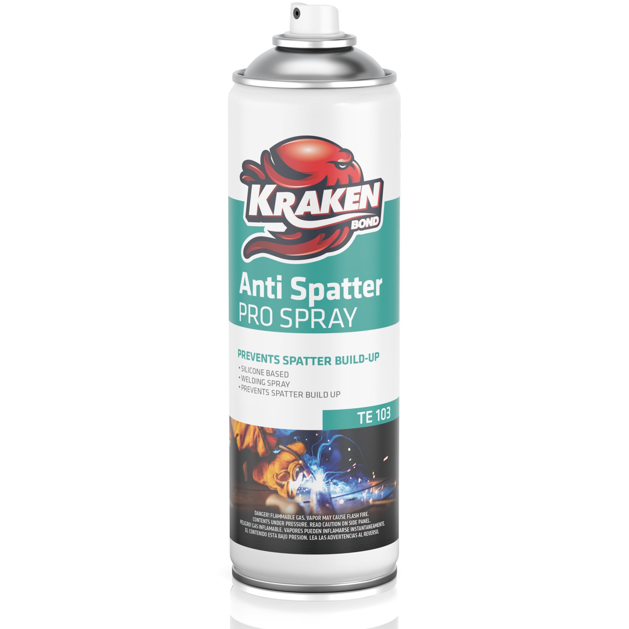 Kraken Bond forms a protective barrier that reduces post-weld cleanup tasks.