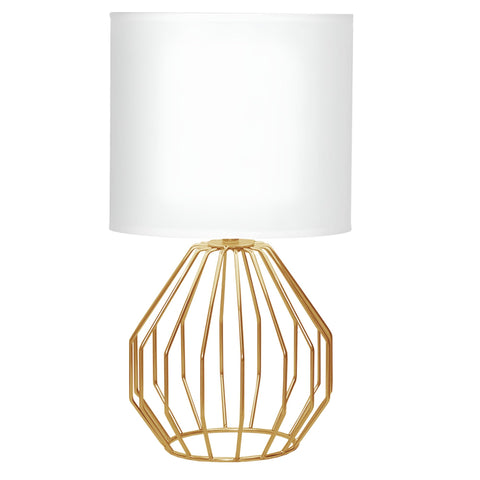 KRASTY small gold table lamp easy to assemble and install