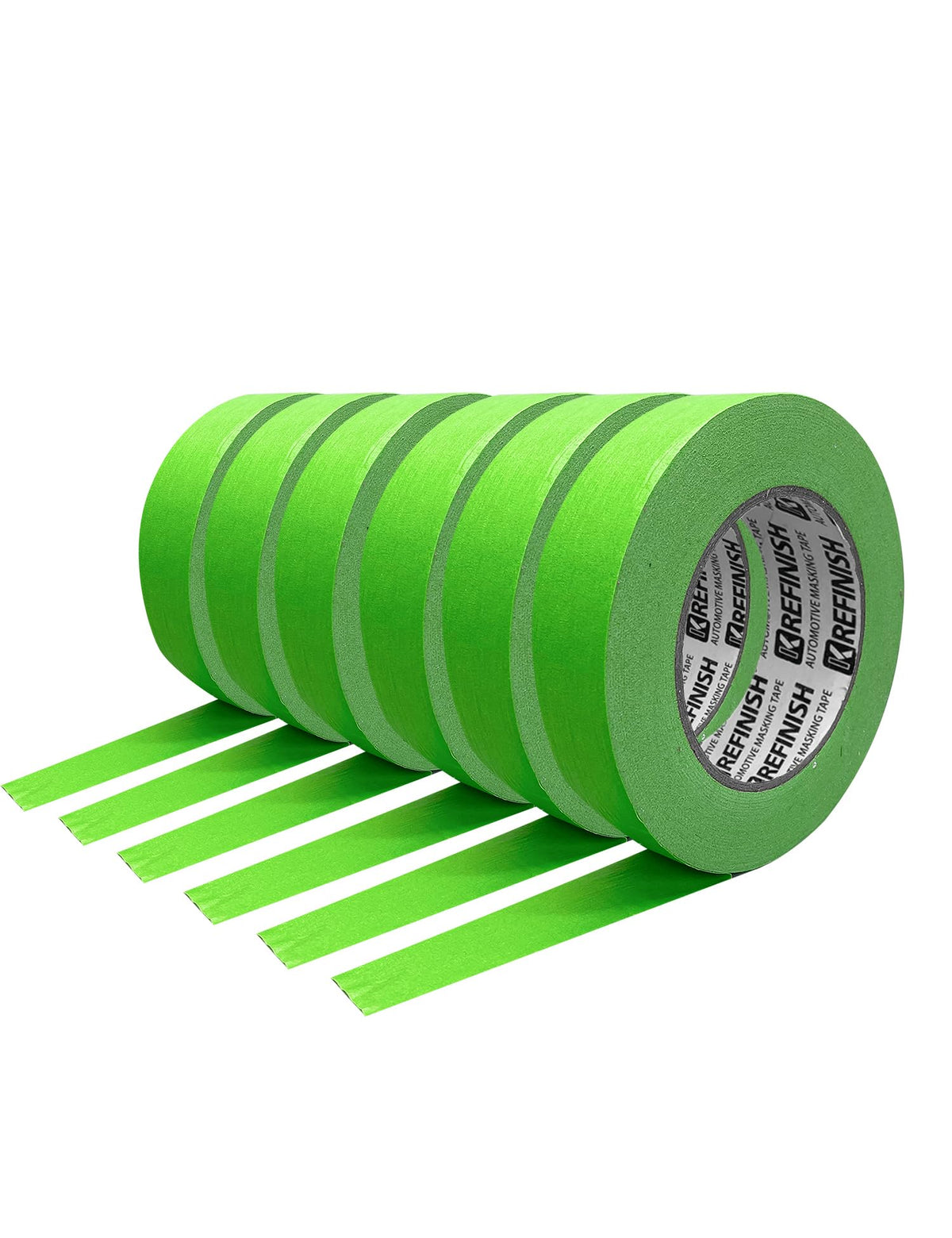 KREFINISH painters tape masking a car door edge with sharp lines and no residue