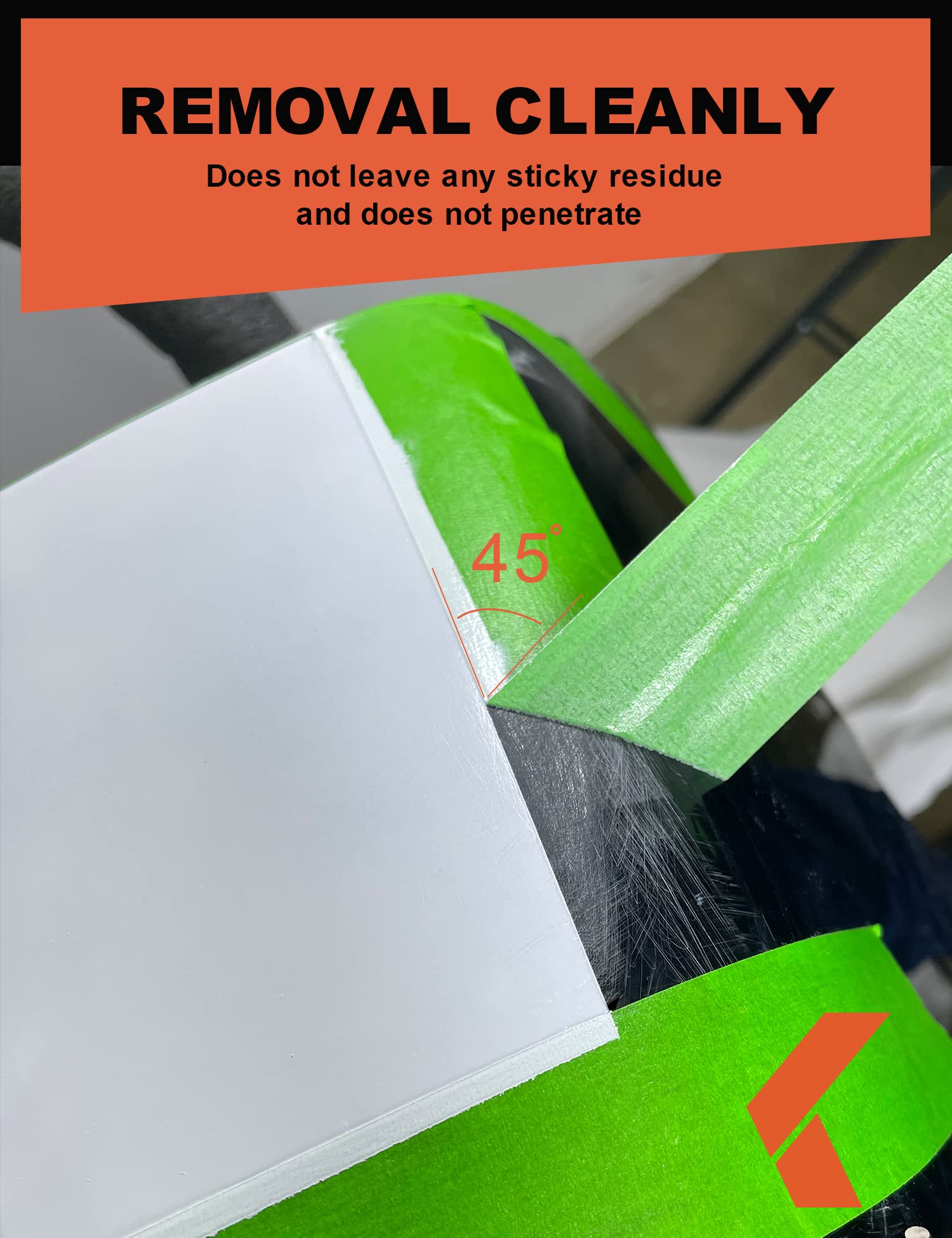 KREFINISH masking tape six-roll pack ready for auto body masking