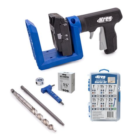 Kreg 520PRO pocket-hole jig with a 360° handle for versatile positioning.
