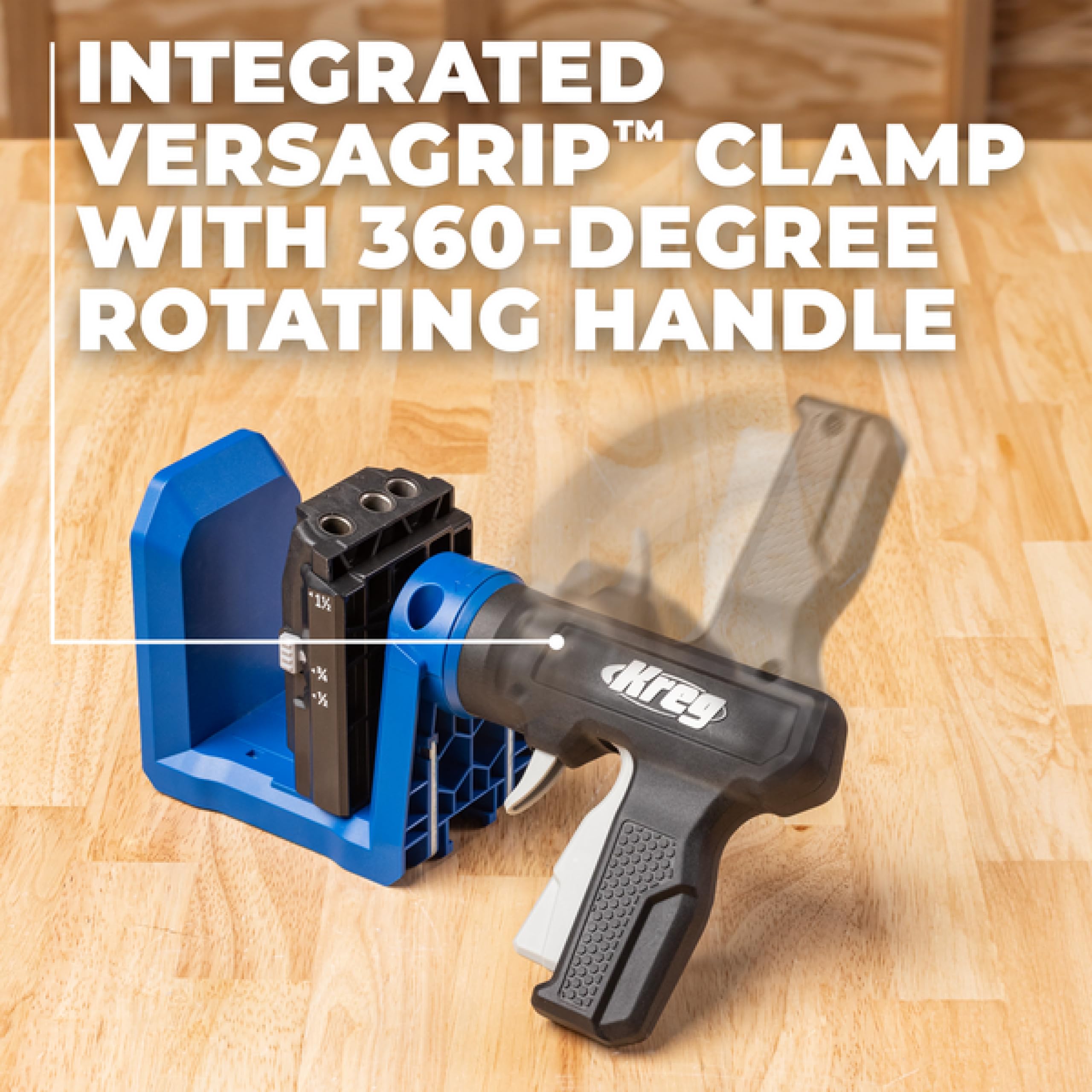 Pocket-Hole Screw Starter Kit with 260 screws across six sizes.