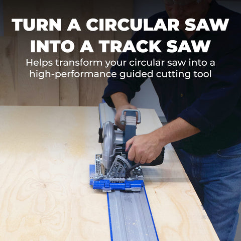 Kreg Accu-Cut Expansion Pack moves the saw to the workpiece for efficiency.