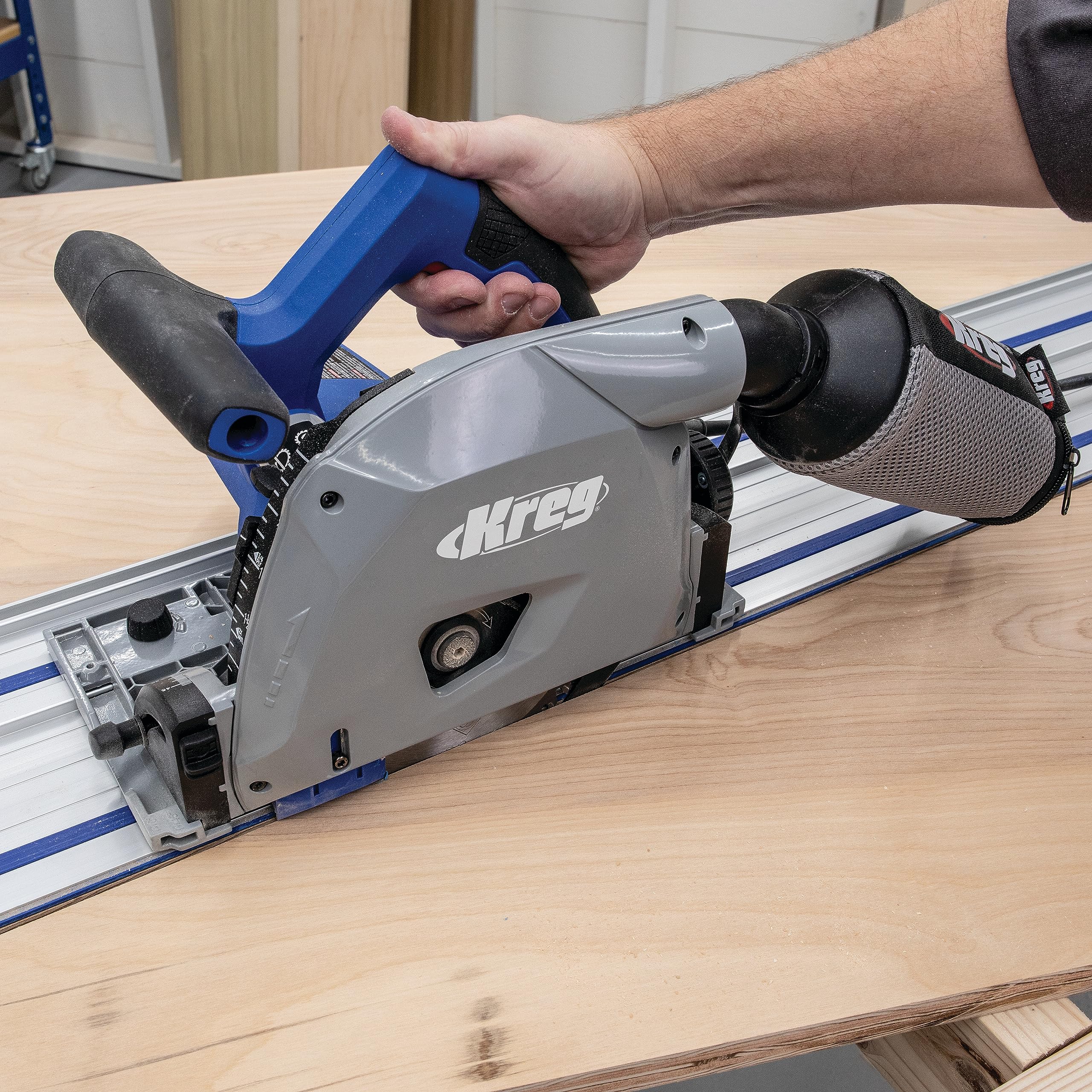 Kreg ACS430 90-degree cut capability on solid wood and plywood