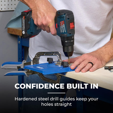Kreg cabinet hardware jig knobs small pulls compatibility supports quick upgrades.