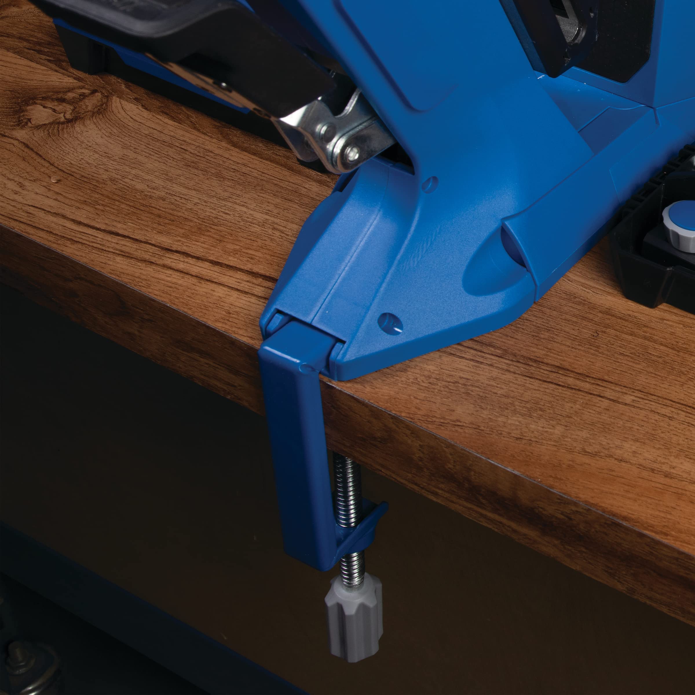 Docking Station inclusion streamlines a clean, organized Kreg workspace