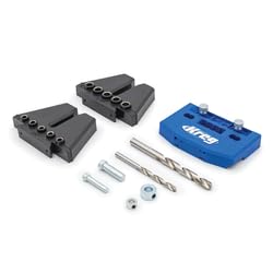 Kreg Dowel Jig Kit with removable drill guides for precise cabinet joints.