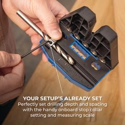 Kreg Dowel Jig Kit compact design compatible with trigger clamps.