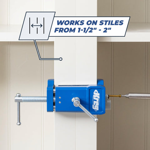Kreg ensures easy installation with time-saving precision in one-step mounting
