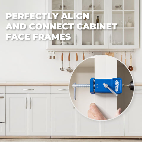 Kreg Cabinet Face Frame Clamp with soft pads protects surfaces while clamping