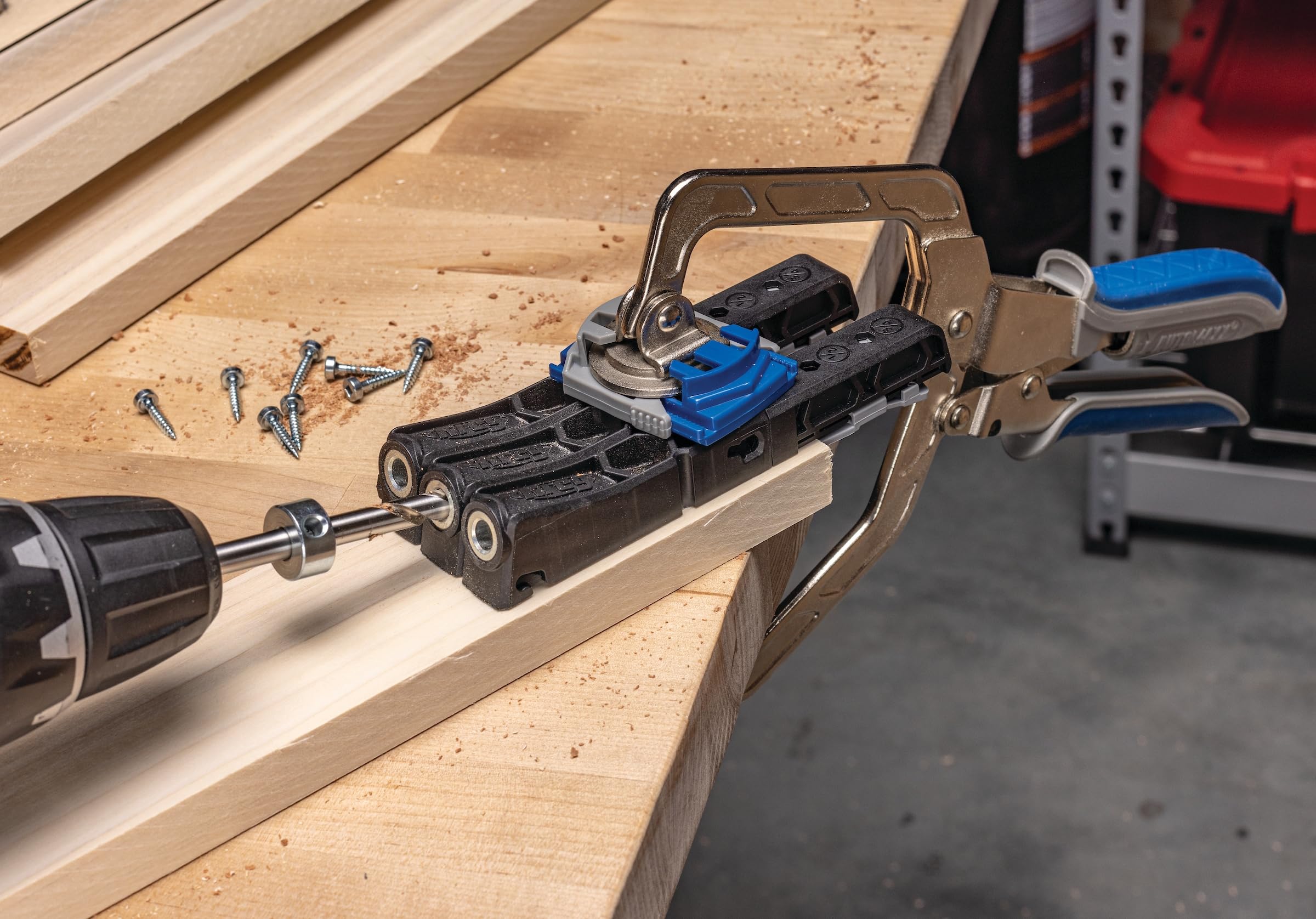 Kreg Thickness Gauge included speeds setup.