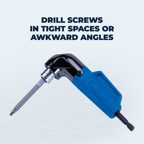 Kreg KDRV-90DG magnetic tip locks screws for steady pocket-hole drilling.