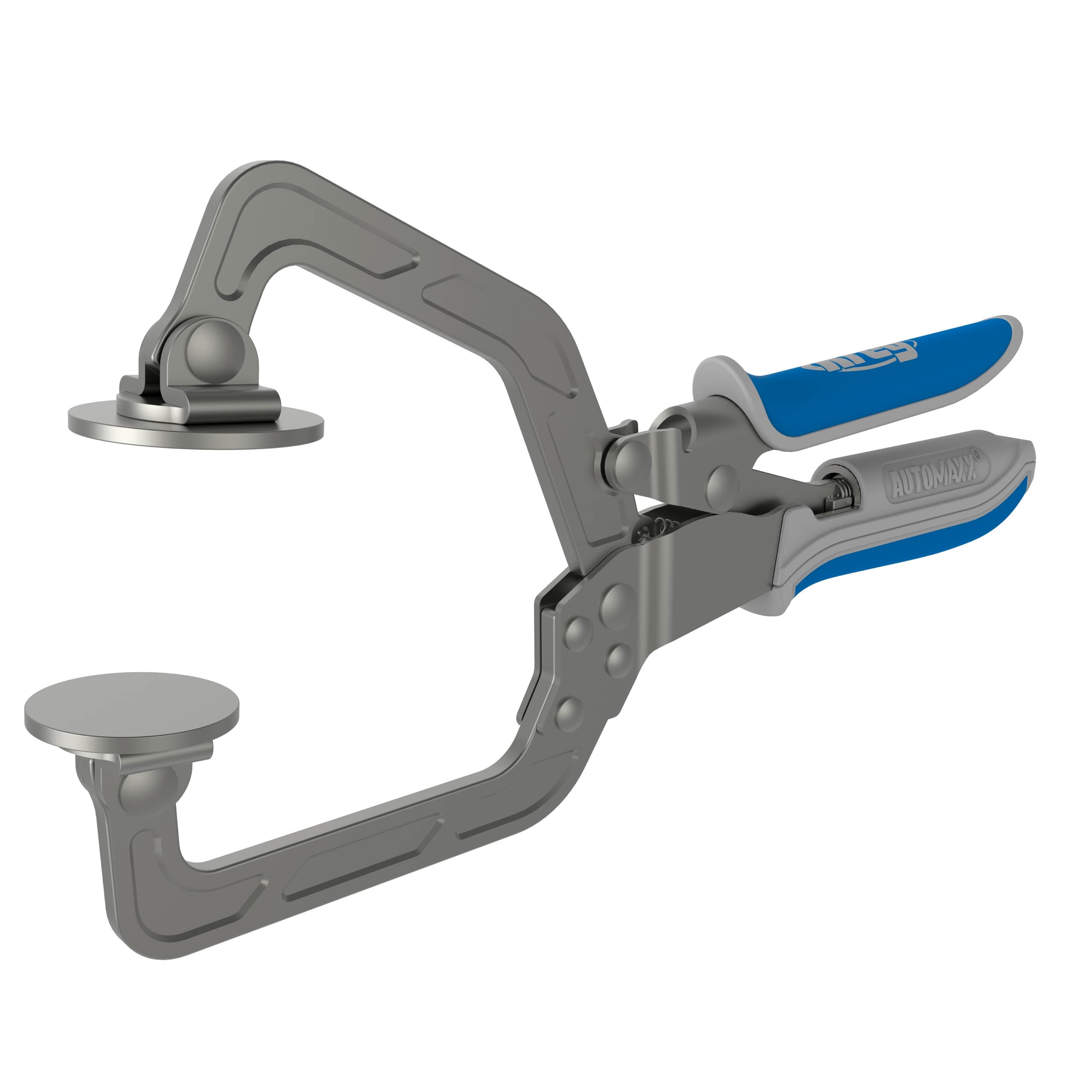 Kreg KHC3 face clamp close-up securing boards for precise alignment