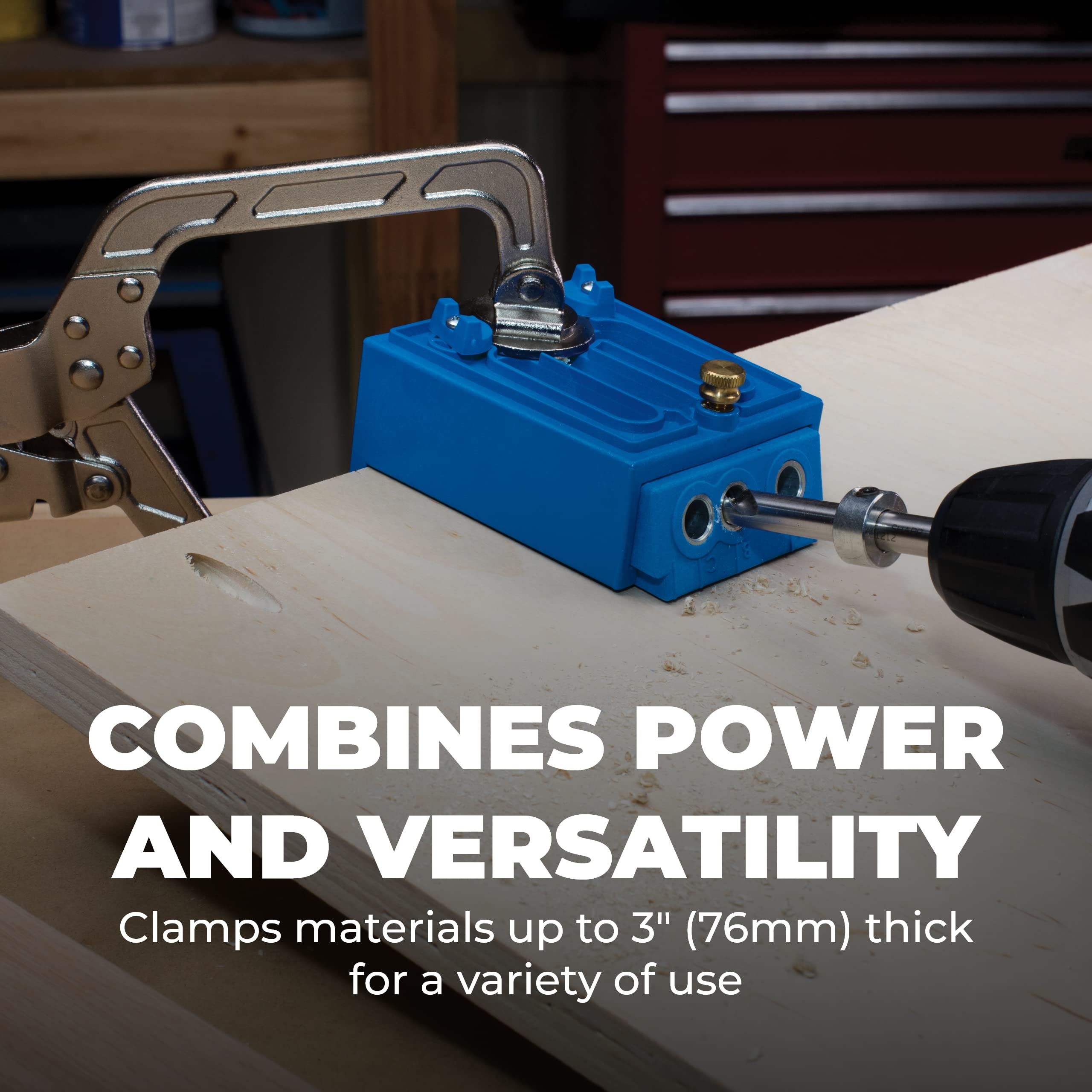Kreg KHC3 compatible with Pocket-Hole Jig and accessories