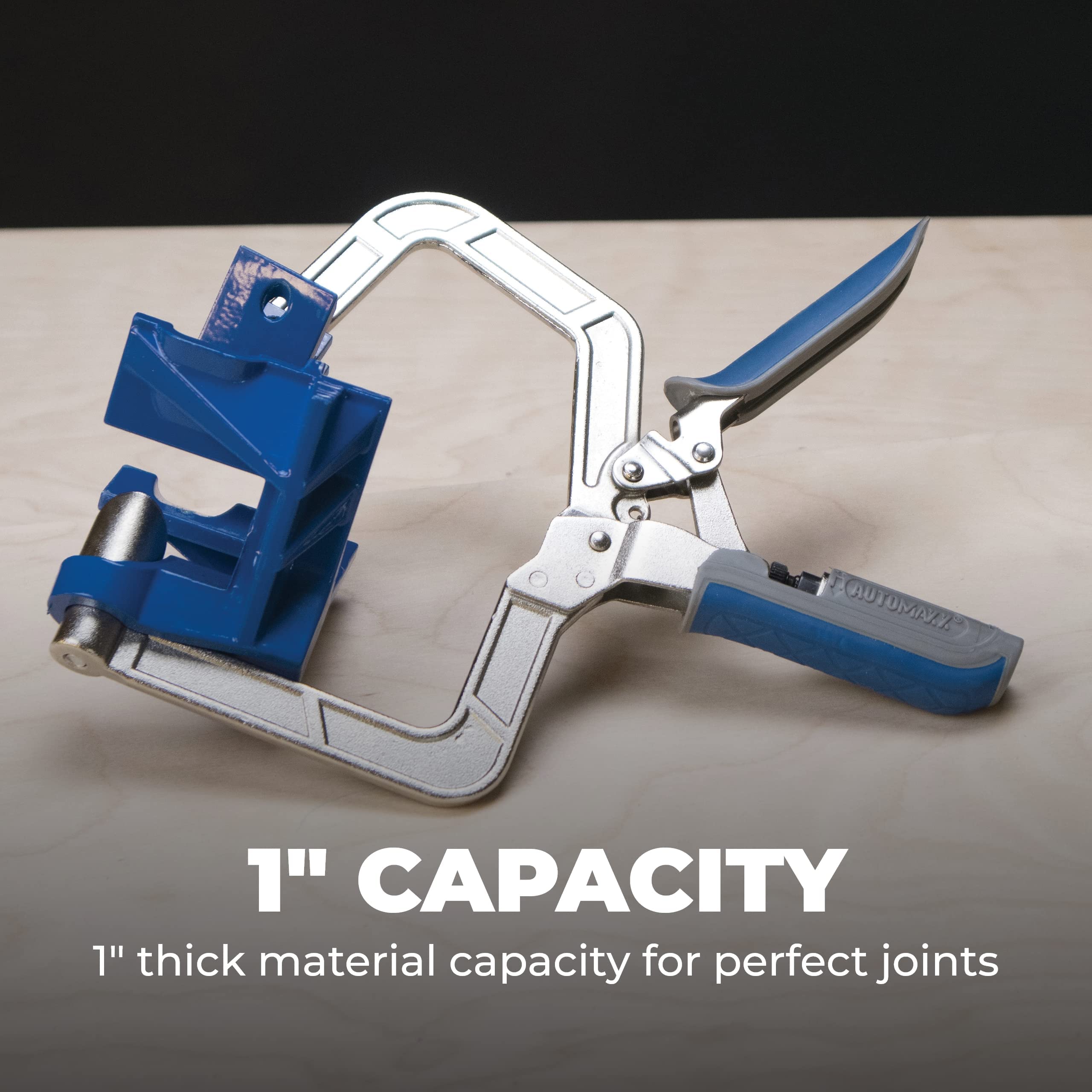 Kreg KHCCC 90-degree corner clamp side view for consistent joints.