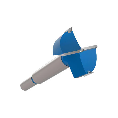 Kreg KHI-BIT spur cutters deliver tearout-free hole edges.