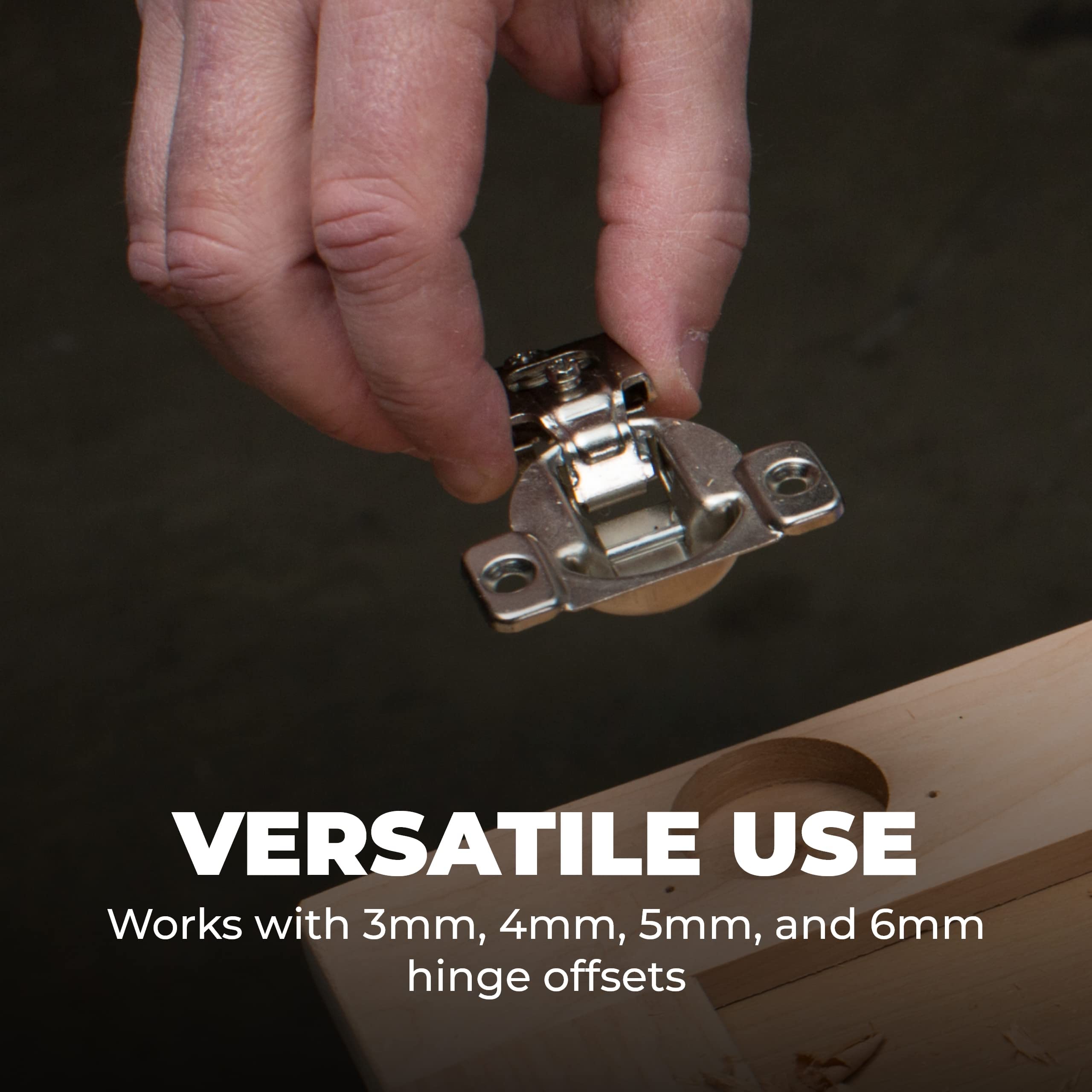 Kreg KHI-Hinge Jig built with durable metal for long-lasting use.