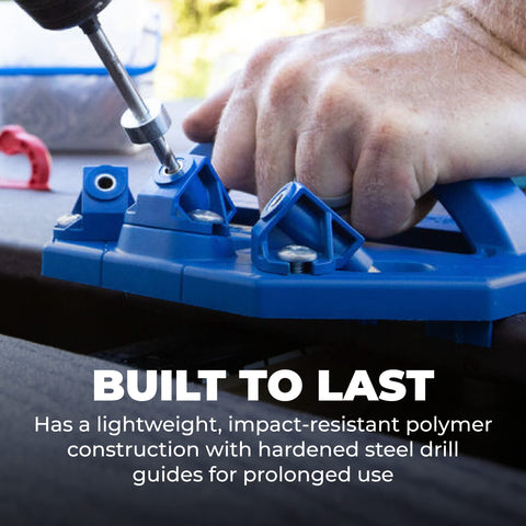 Kreg KJDECKSYS20 deck spacing rings promote proper drainage for longer-lasting decks.