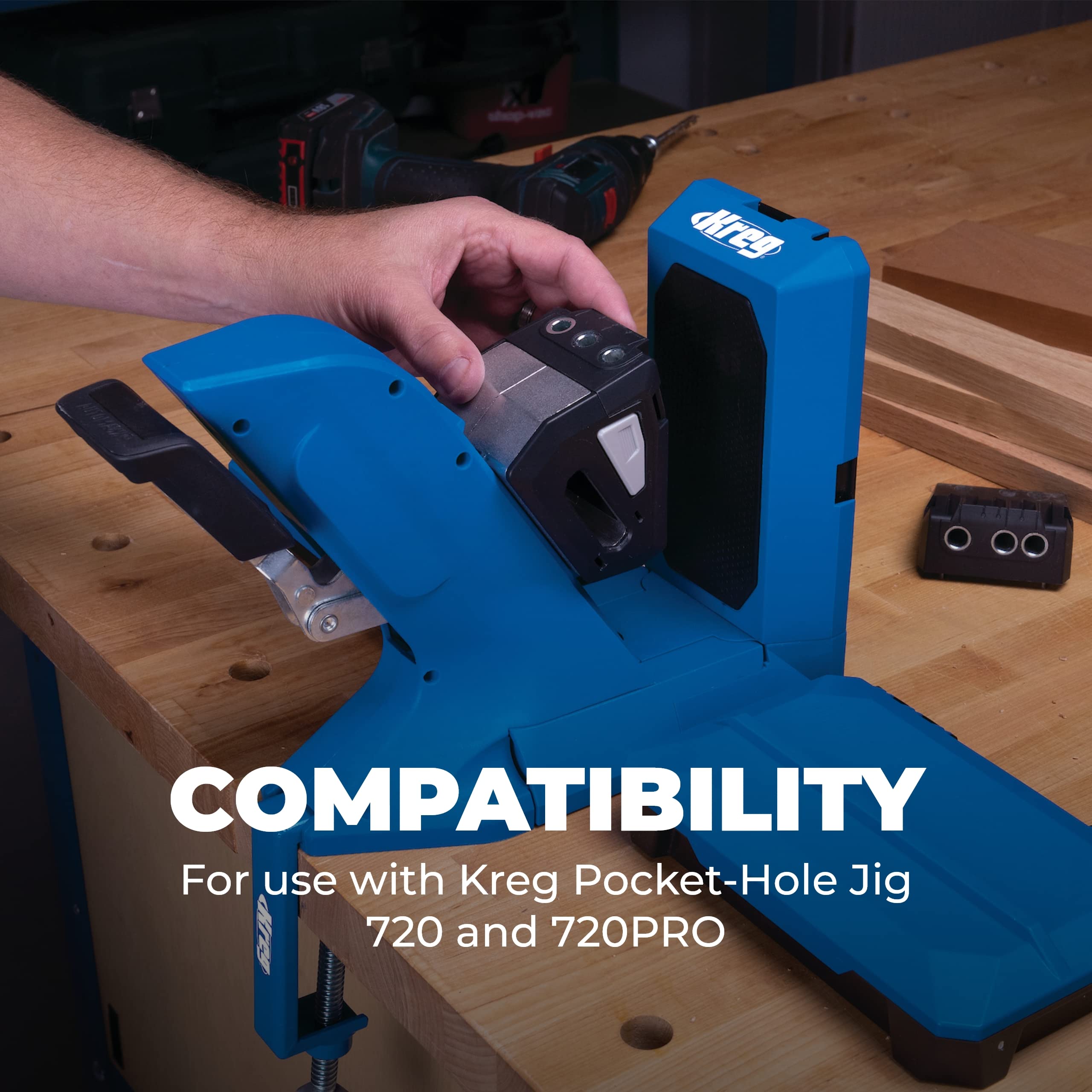 Kreg KPHA730 assembly setup with 700 Series jig.