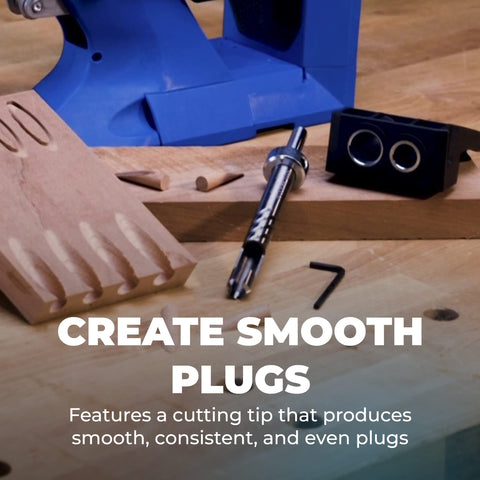 KPHA740 plug cutter close-up showing sharp blades for clean plugs