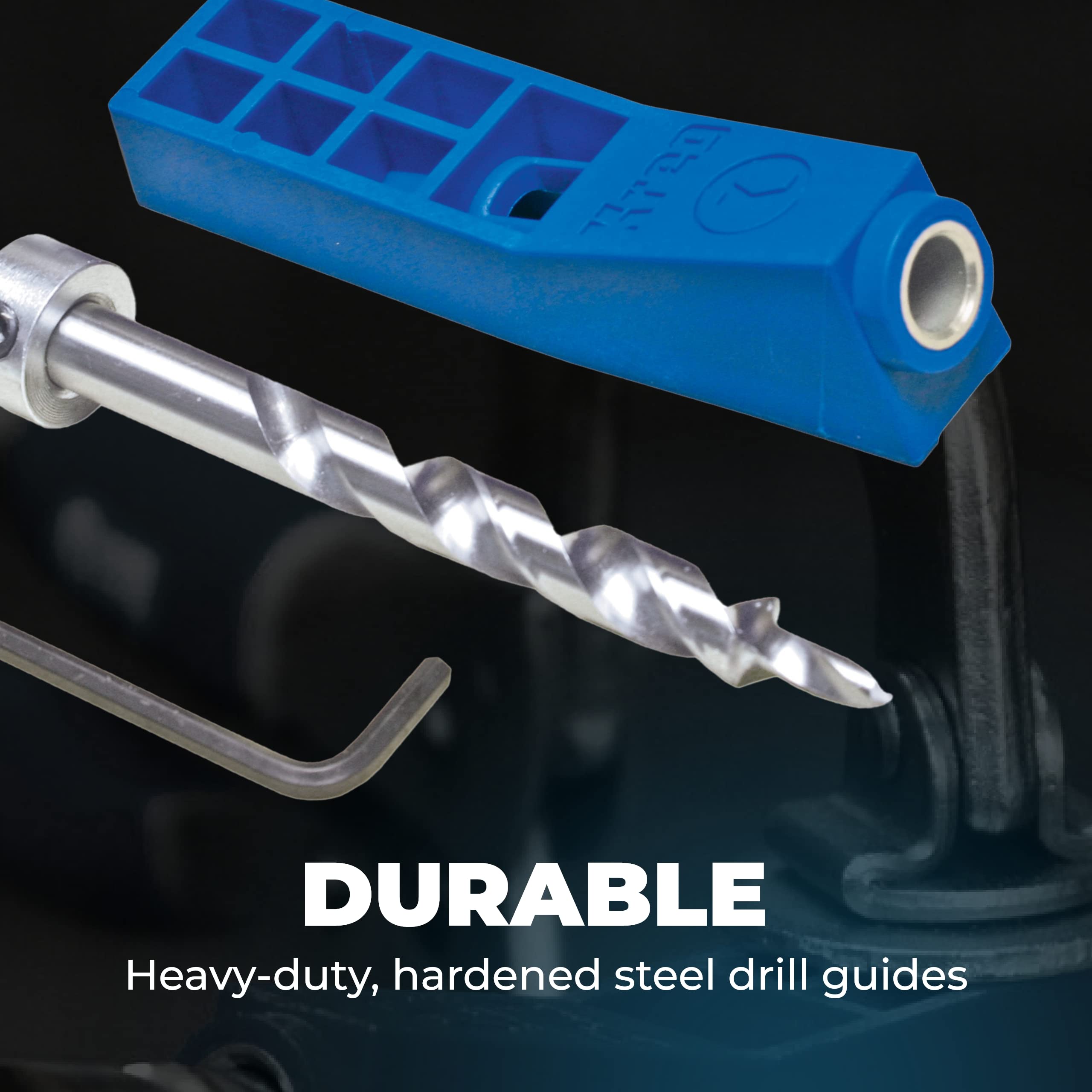 Kreg MKJKIT hex wrench for quick setup and adjustments.
